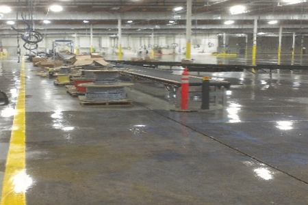 concrete polishing commercial buildings Orange Warehouse Cleaning