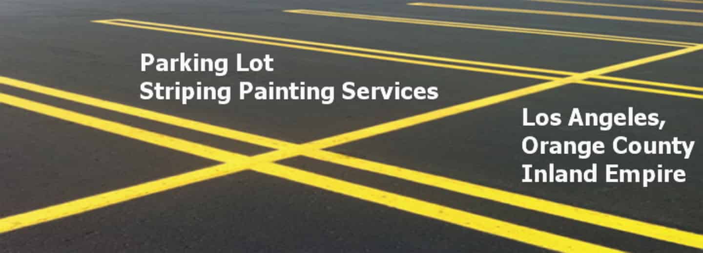 Parking lot line painting services