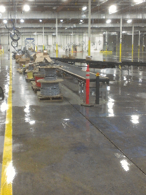 Concrete flooring project
