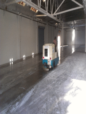 Concrete flooring project