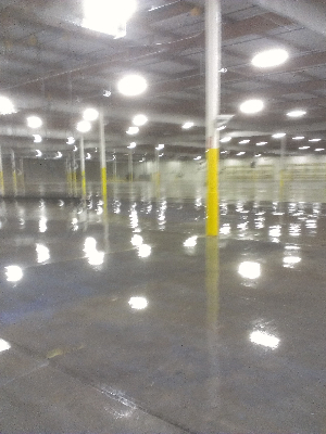 Concrete flooring project