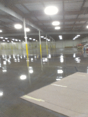 Concrete flooring project