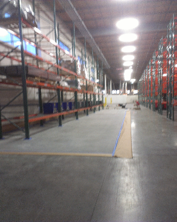 Concrete flooring project