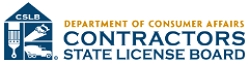 CSLB Licensed Contractors California